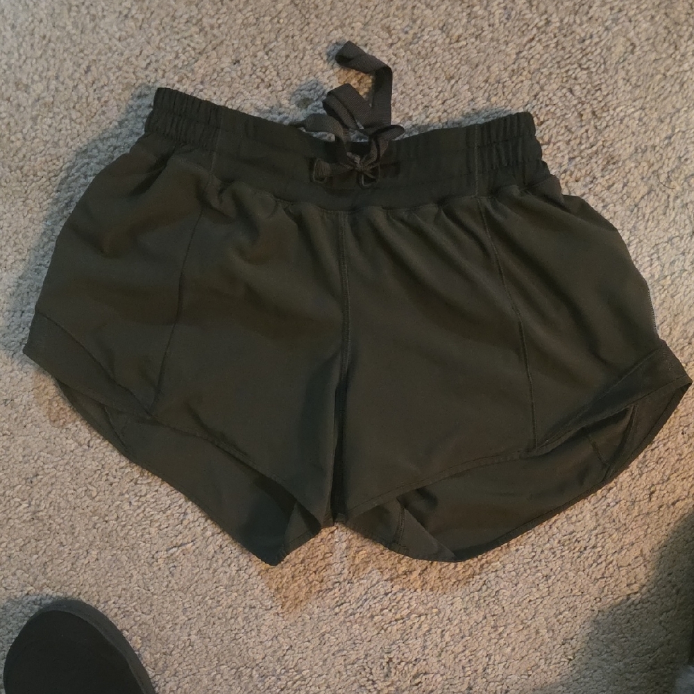 Lululemon Women's Olive Green Athletic Shorts